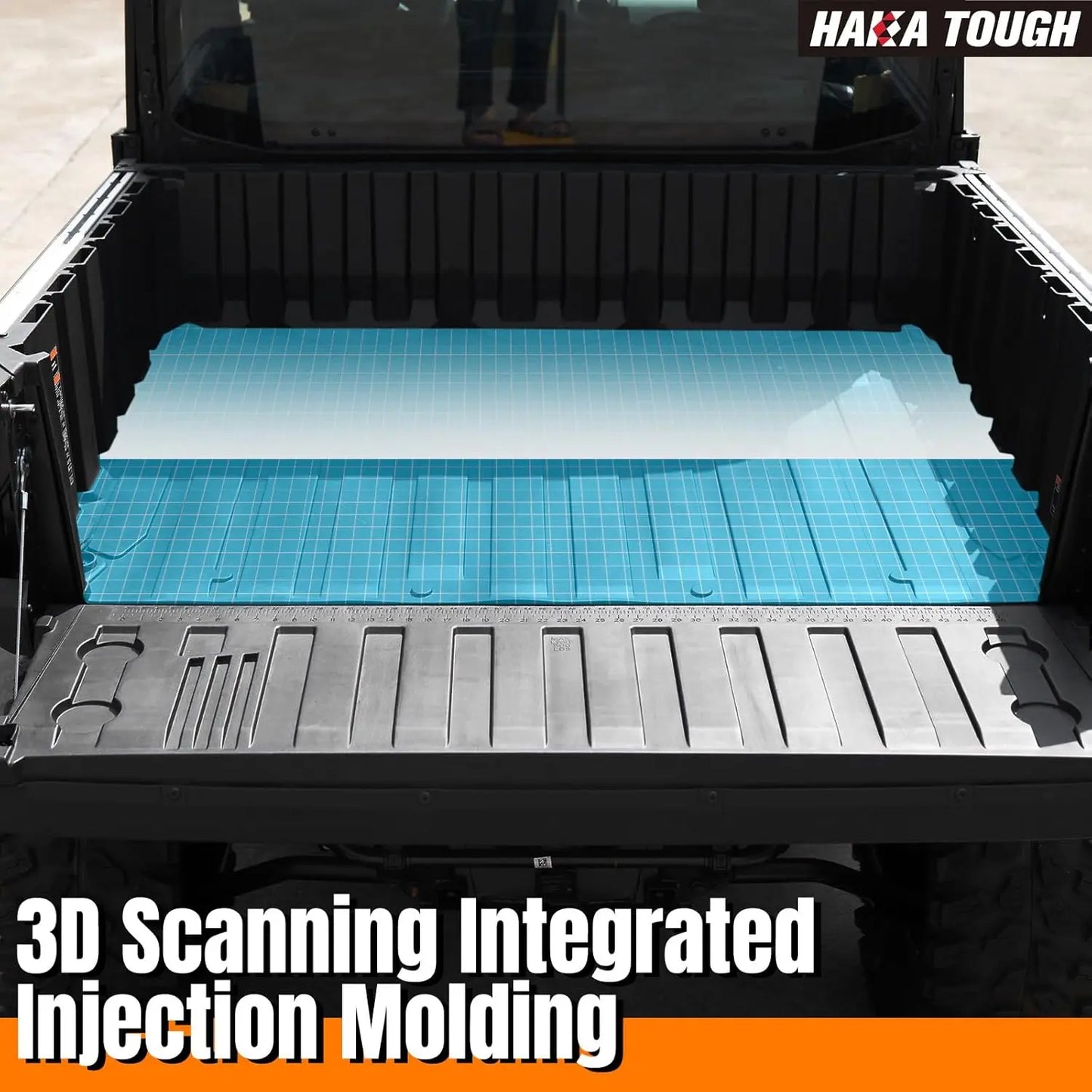 Tpe Cargo Bed Mat For Polaris Ranger Xd 1500 Accessories 2024, Tpe Rear Cargo Bed Mat Liner For Polaris Ranger Crew/Xd 1500