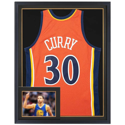 X Large 36 X 26 Sports Jersey Display Frame Case Shadow Box With 98% Uv Protection For Baseball Basketball Football Soccer