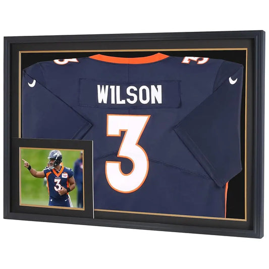 X Large 36 X 26 Sports Jersey Display Frame Case Shadow Box With 98% Uv Protection For Baseball Basketball Football Soccer